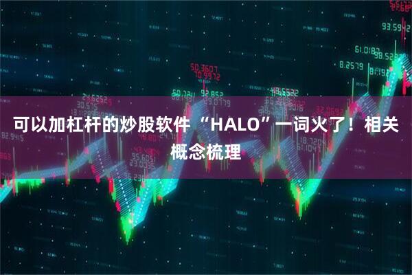 可以加杠杆的炒股软件 “HALO”一词火了！相关概念梳理